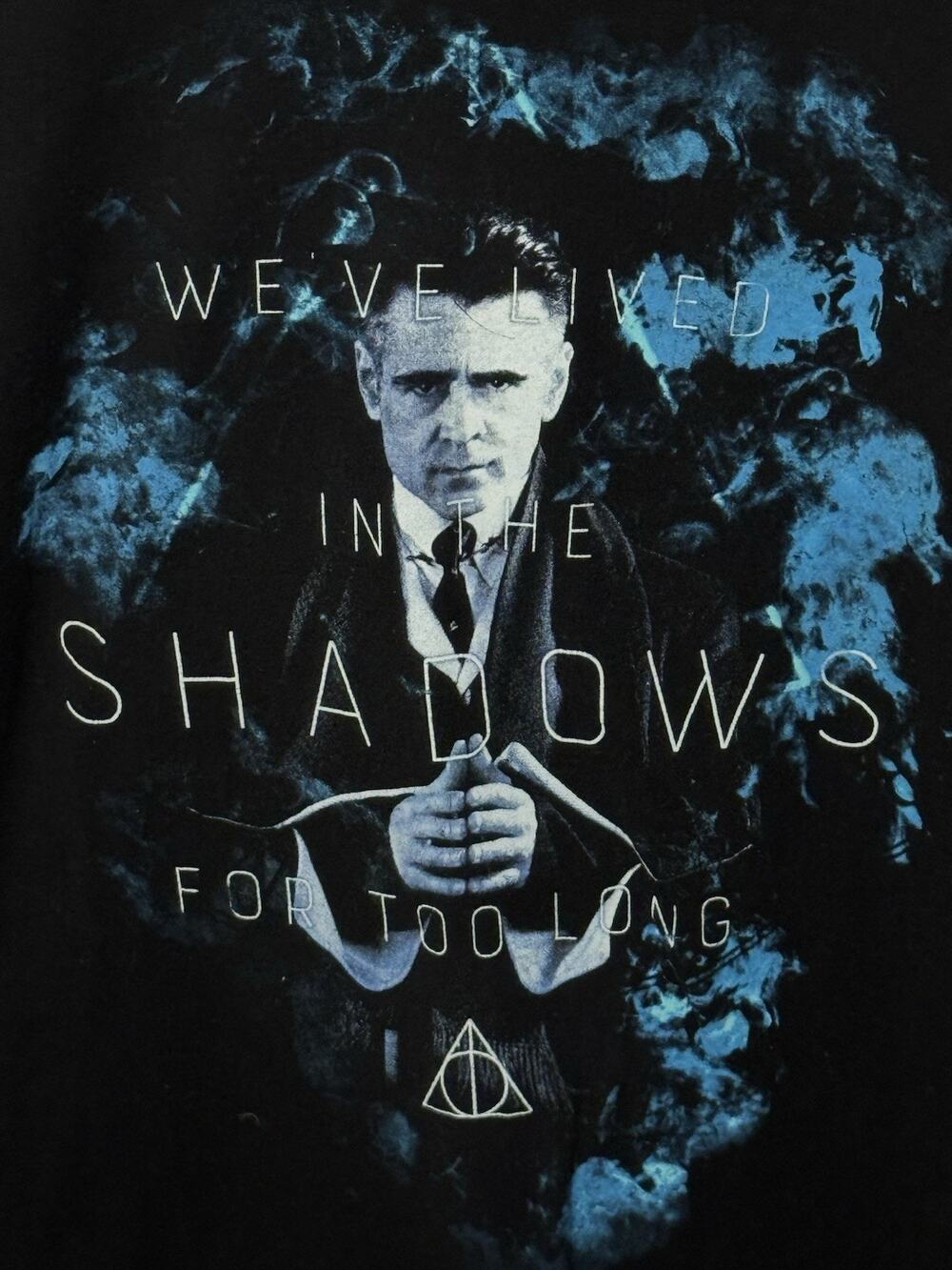FANTASTIC BEASTS WE'VE LIVED IN THE SHADOWS TOO LONG BLACK Small T-SHIRT
